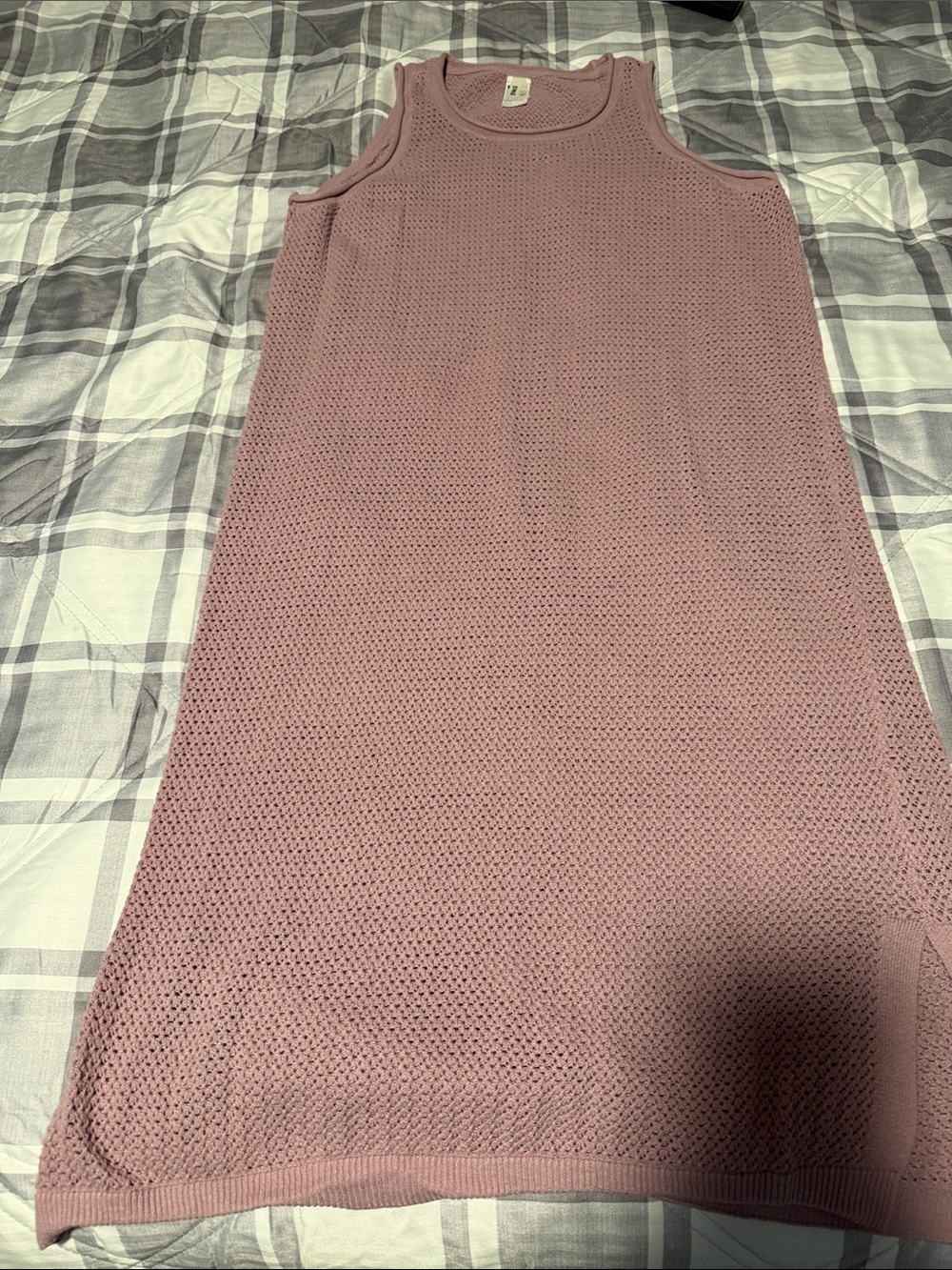 Pact Sleeveless Midi Knit Coverup size L